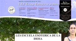 Desktop Screenshot of esotericadeladiosa.com.ar